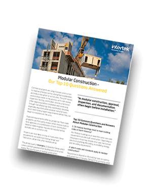 Intertek Insight: Modular Construction – Our Top 10 Questions Answered